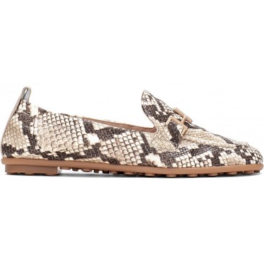 Hispanitas HV254027 Bombay Damenmokassins SNAKE_TAUPE_C003
