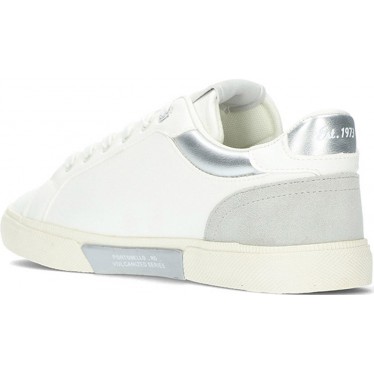 Damen-Sneaker von PEPE JEANS Kenton Court Modell pls31588 SILVER