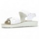 GEOX Costarei J15EAB Mädchensandale mit Schnalle WHITE