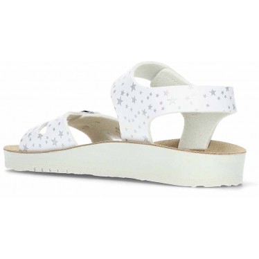 GEOX Costarei J15EAB Mädchensandale mit Schnalle WHITE