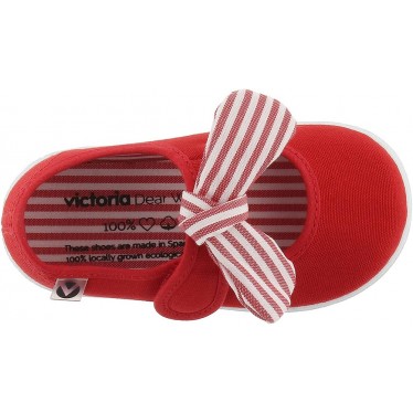 MERCEDITA VICTORIA OJALA 105110 GESTREIFTE SCHLEIFE ROJO