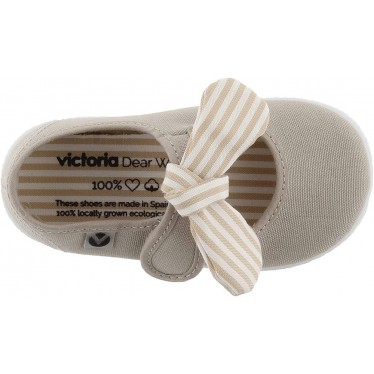 MERCEDITA VICTORIA OJALA 105110 GESTREIFTE SCHLEIFE BEIGE
