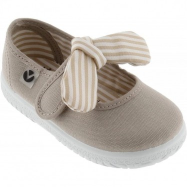 MERCEDITA VICTORIA OJALA 105110 GESTREIFTE SCHLEIFE BEIGE
