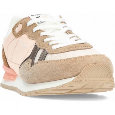 Damen-Sneaker Pepe Jeans Brit Camp PLS40038 CAMEL_BEIGE