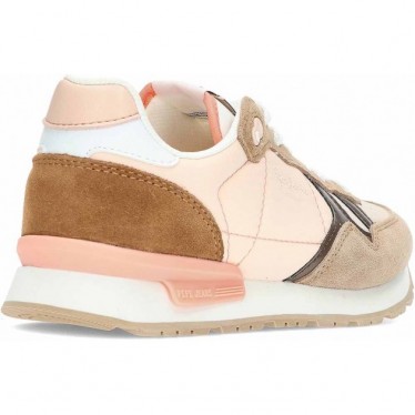 Damen-Sneaker Pepe Jeans Brit Camp PLS40038 CAMEL_BEIGE