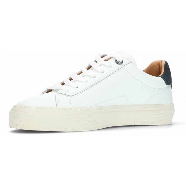 Pepe Jeans Herren-Ledersneaker PMS30930 WHITE