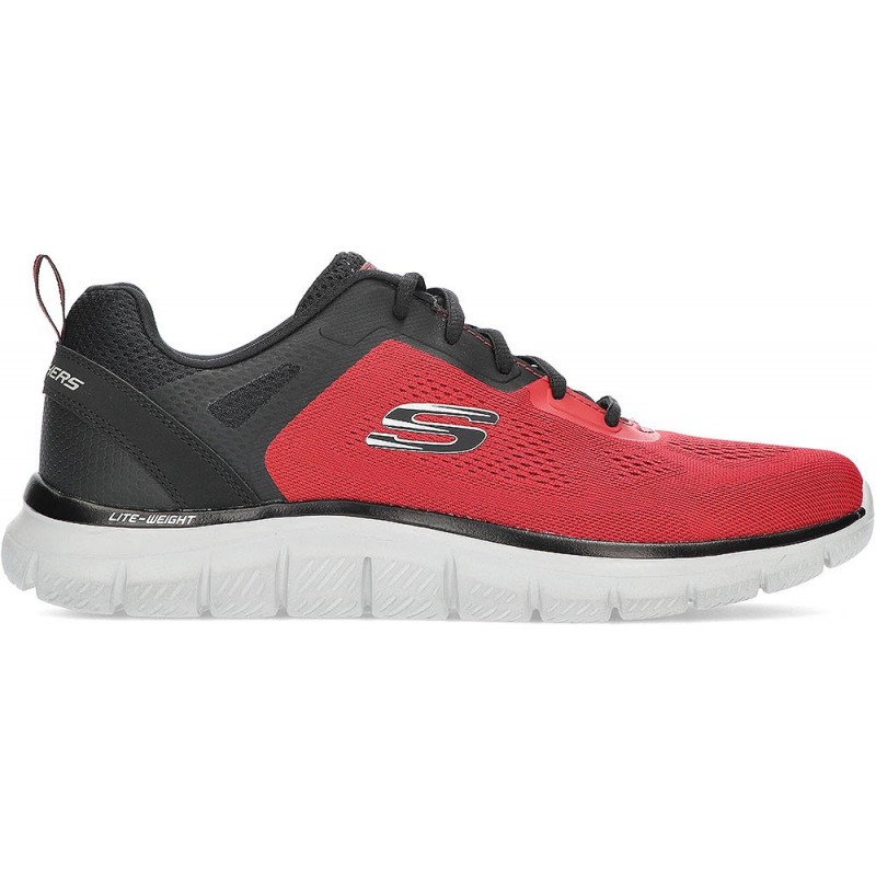 SKECHERS TRACK BROADER SNEAKERS 232698 RED
