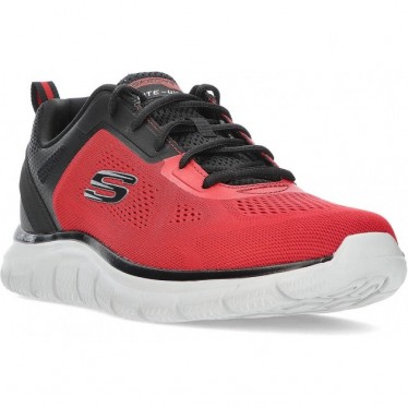 SKECHERS TRACK BROADER SNEAKERS 232698 RED