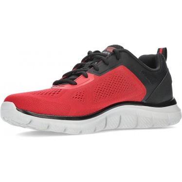 SKECHERS TRACK BROADER SNEAKERS 232698 RED