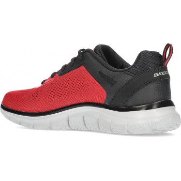 SKECHERS TRACK BROADER SNEAKERS 232698 RED