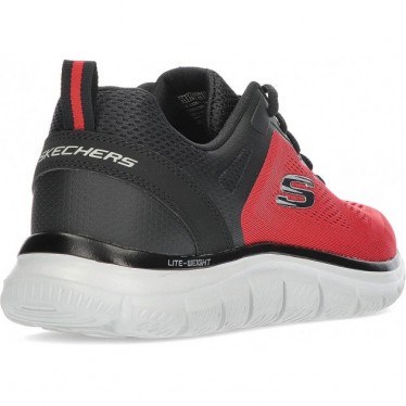 SKECHERS TRACK BROADER SNEAKERS 232698 RED