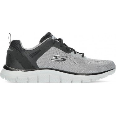 SKECHERS TRACK BROADER SNEAKERS 232698 GRAY