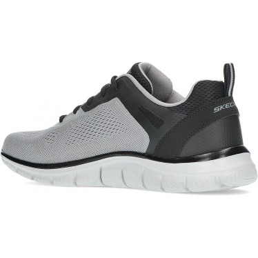 SKECHERS TRACK BROADER SNEAKERS 232698 GRAY
