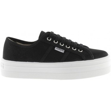VICTORIA CANVAS-SNEAKERS FÜR DAMEN 109200 NEGRO