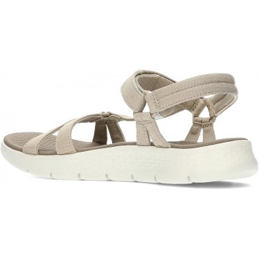 SKECHERS GO WALK FLEX SANDALEN 141451 TAUPE