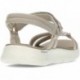 SKECHERS GO WALK FLEX SANDALEN 141451 TAUPE