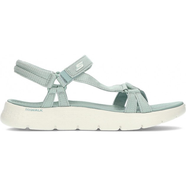 SKECHERS GO WALK FLEX SANDALEN 141451 SAGE SKECHERS GO WALK FLEX SANDALEN 141451 SAGE