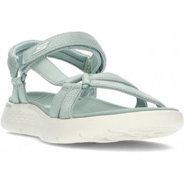 SKECHERS GO WALK FLEX SANDALEN 141451 SAGE