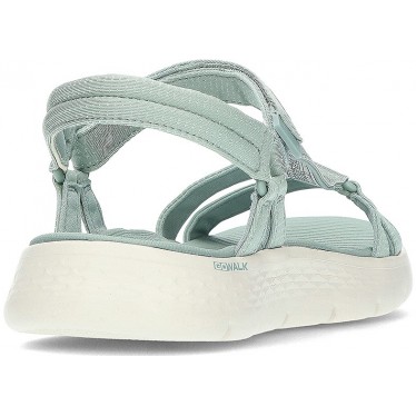 SKECHERS GO WALK FLEX SANDALEN 141451 SAGE