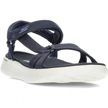 SKECHERS GO WALK FLEX SANDALEN 141451 NAVY