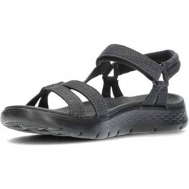 SKECHERS GO WALK FLEX SANDALEN 141451 BLACK