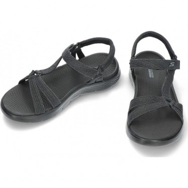 SKECHERS GO WALK FLEX SANDALEN 141451 BLACK