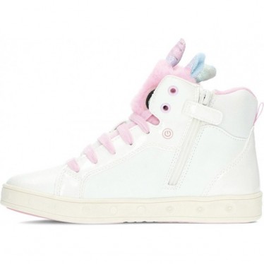 GEOX j468wa j Skyline Mädchen-Stiefeletten WHITE