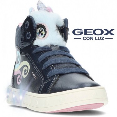 GEOX j468wa j Skyline Mädchen-Stiefeletten NAVY
