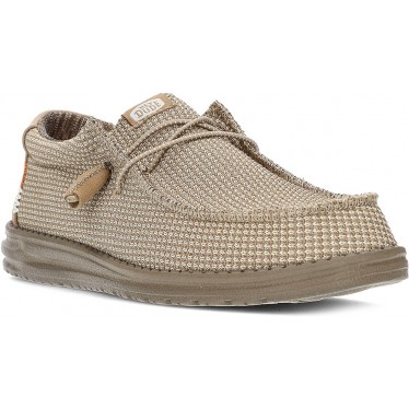 DUDE WALLY SPORT MESH SCHUHE 40403 TAN