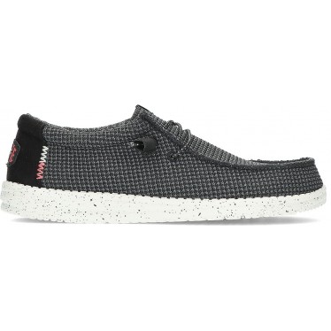 DUDE WALLY SPORT MESH SCHUHE 40403 NEGRO