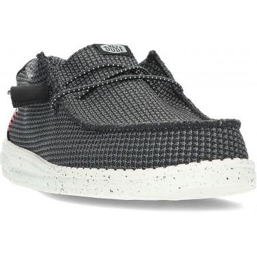 DUDE WALLY SPORT MESH SCHUHE 40403 NEGRO