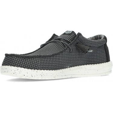 DUDE WALLY SPORT MESH SCHUHE 40403 NEGRO