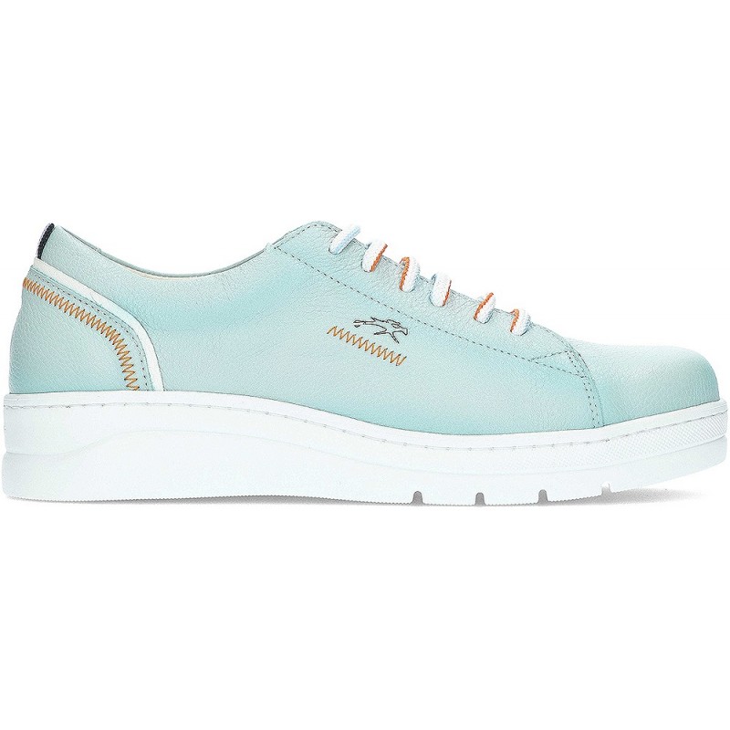 FLUCHES INDIAN SNEAKER F1422 AQUA