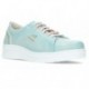 FLUCHES INDIAN SNEAKER F1422 AQUA