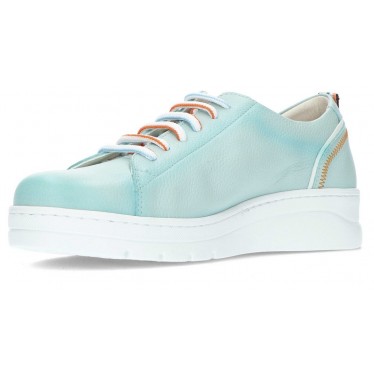 FLUCHES INDIAN SNEAKER F1422 AQUA