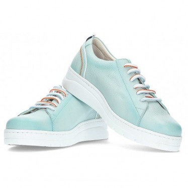 FLUCHES INDIAN SNEAKER F1422 AQUA
