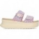 HEYDUDE Delray Slide Surf Baja Damen Sandalen 43210 BLUE_PINK_MULTI