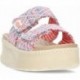 HEYDUDE Delray Slide Surf Baja Damen Sandalen 43210 BLUE_PINK_MULTI