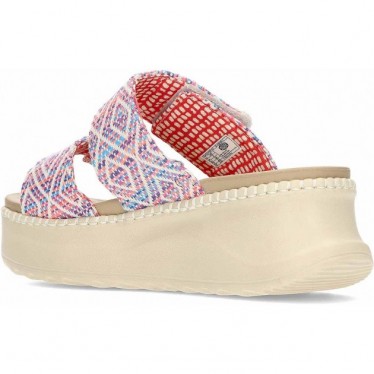 HEYDUDE Delray Slide Surf Baja Damen Sandalen 43210 BLUE_PINK_MULTI