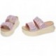 HEYDUDE Delray Slide Surf Baja Damen Sandalen 43210 BLUE_PINK_MULTI