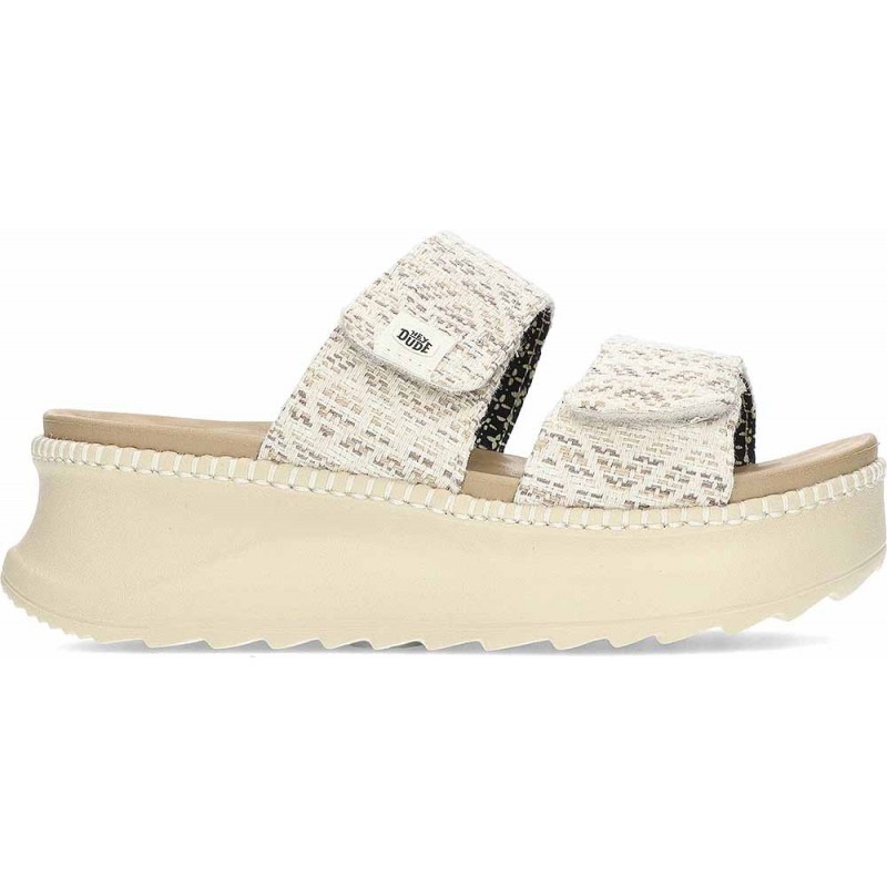 HEYDUDE Delray Slide Surf Baja Damen Sandalen 43210 TAN_MULTI