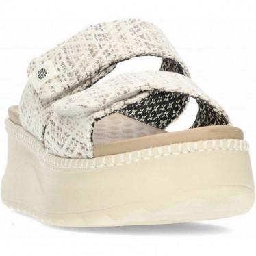 HEYDUDE Delray Slide Surf Baja Damen Sandalen 43210 TAN_MULTI