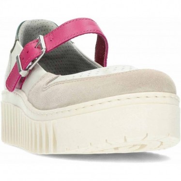 ART Brighton 1515 Damen Plateau Ballerinas CREAM_FUXIA