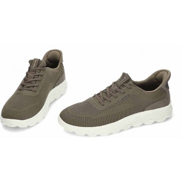 GEOX Spherica Plus U55MPA Herren-Sneaker MILITARY