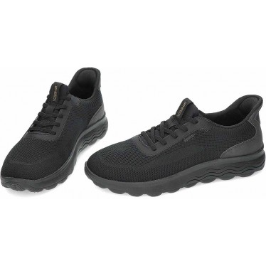 GEOX Spherica Plus U55MPA Herren-Sneaker BLACK