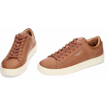 Herren-Sneaker Pepe Jeans PMS00048 Joe Basic TAN_BROWN