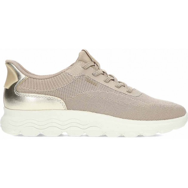 GEOX Spherica Plus D557MA Damen-Sneaker TAUPE_GOLD