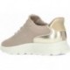 GEOX Spherica Plus D557MA Damen-Sneaker TAUPE_GOLD