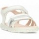 GEOX Haiti J458ZD Mädchen Sandalen WHITE_SILVER