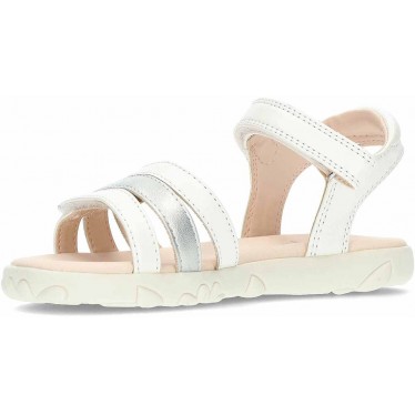 GEOX Haiti J458ZD Mädchen Sandalen WHITE_SILVER